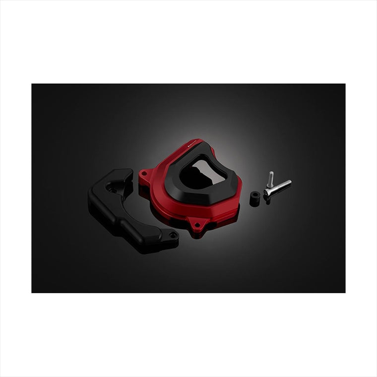 BIKERS(バイカーズ) | フロントスプロケットカバー レッド | K0384-RED | Ninja650/Z650 17-25