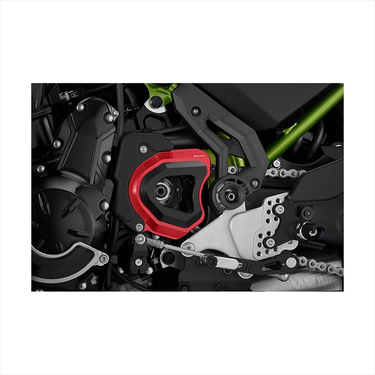 BIKERS(バイカーズ) | フロントスプロケットカバー レッド | K0384-RED | Ninja650/Z650 17-25