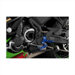 BIKERS(バイカーズ) | バックステップ ブルー | K0387-BLU | Ninja650/Z650 17-25