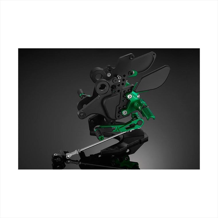 BIKERS(バイカーズ) | バックステップ グリーン | K0387-GRN | Ninja650/Z650 17-25