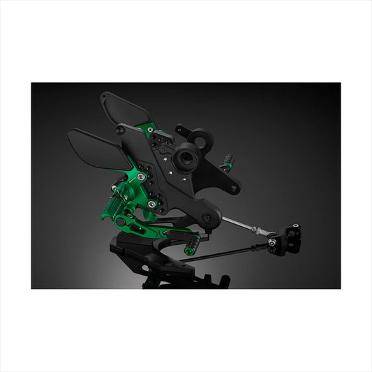 BIKERS(バイカーズ) | バックステップ グリーン | K0387-GRN | Ninja650/Z650 17-25