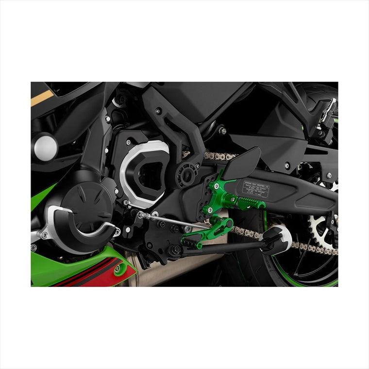 BIKERS(バイカーズ) | バックステップ グリーン | K0387-GRN | Ninja650/Z650 17-25