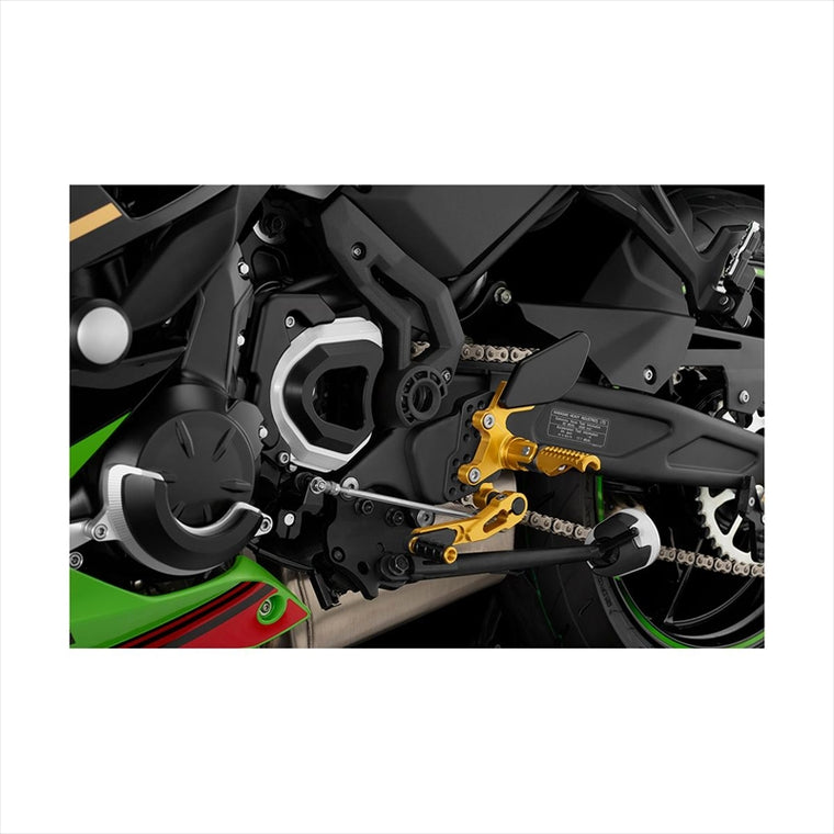 BIKERS(バイカーズ) | バックステップ ライトゴールド | K0387-LGD | Ninja650/Z650 17-25