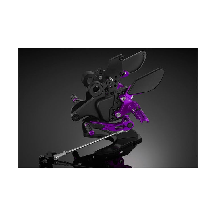 BIKERS(バイカーズ) | バックステップ パープル | K0387-PUR | Ninja650/Z650 17-25