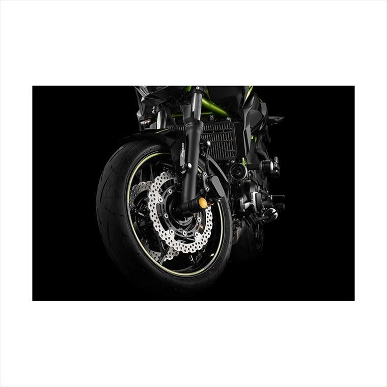 BIKERS(バイカーズ) | フロント アクスルスライダー ライトゴールド | K0389-LGD | Ninja650/Z650 17-25