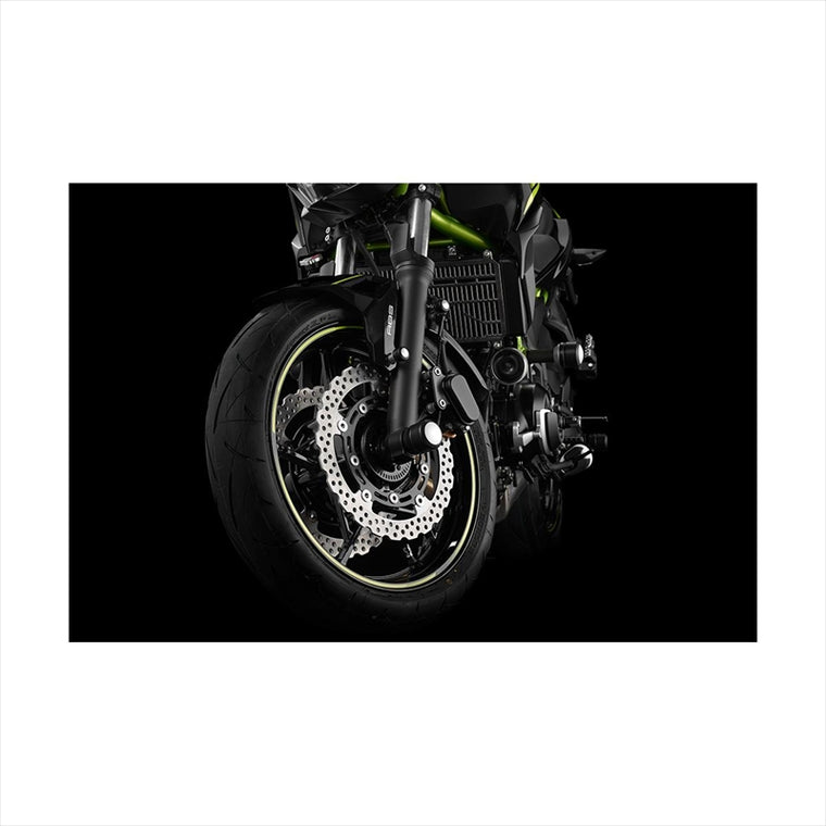 BIKERS(バイカーズ) | フロント アクスルスライダー シルバー | K0389-SLV | Ninja650/Z650 17-25