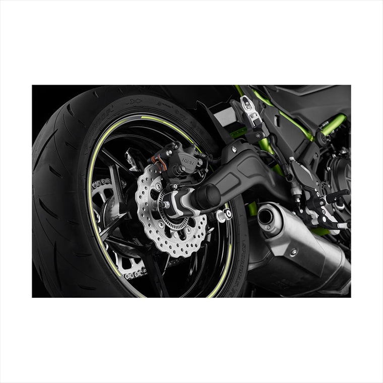 BIKERS(バイカーズ) | リア アクスルスライダー ブラック | K0390-BLK | Ninja650/Z650 17-25