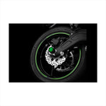BIKERS(バイカーズ) | リア アクスルスライダー グリーン | K0390-GRN | Ninja650/Z650 17-25