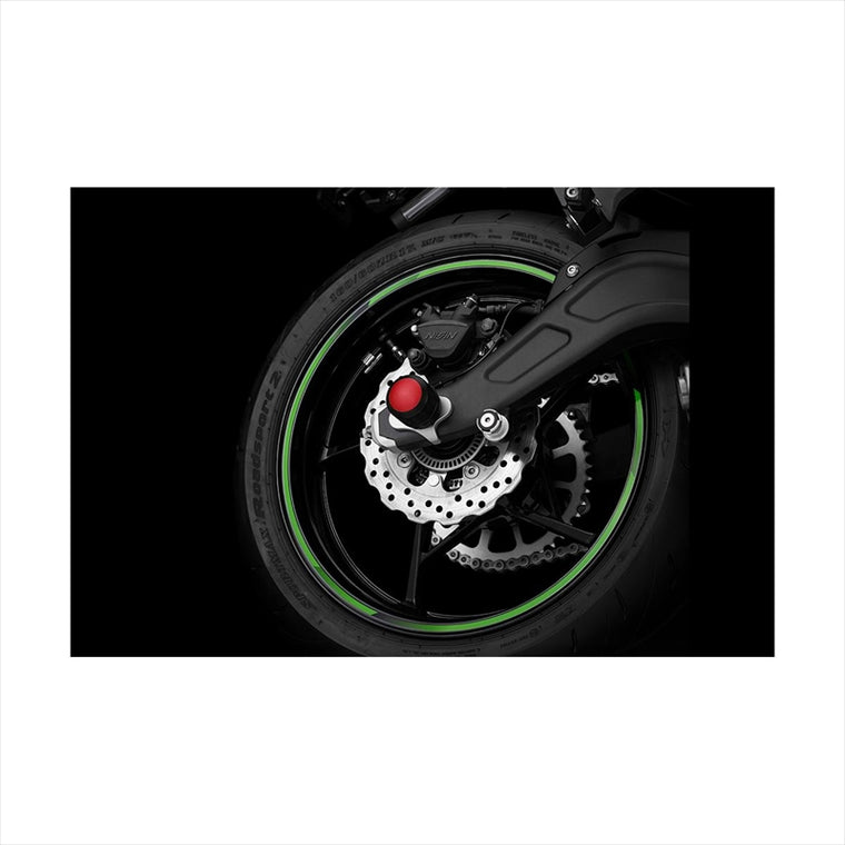 BIKERS(バイカーズ) | リア アクスルスライダー レッド | K0390-RED | Ninja650/Z650 17-25