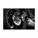 BIKERS(バイカーズ) | チェーンアジャスターキャップ 2個 ブラック | K0392-BLK | Ninja650/Z650 17-25