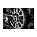 BIKERS(バイカーズ) | チェーンアジャスターキャップ 2個 ブラック | K0392-BLK | Ninja650/Z650 17-25