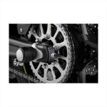 BIKERS(バイカーズ) | チェーンアジャスターキャップ 2個 グレー | K0392-GRY | Ninja650/Z650 17-25