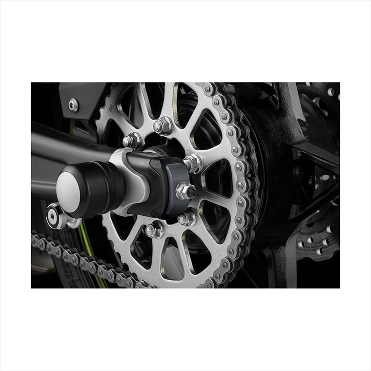 BIKERS(バイカーズ) | チェーンアジャスターキャップ 2個 グレー | K0392-GRY | Ninja650/Z650 17-25