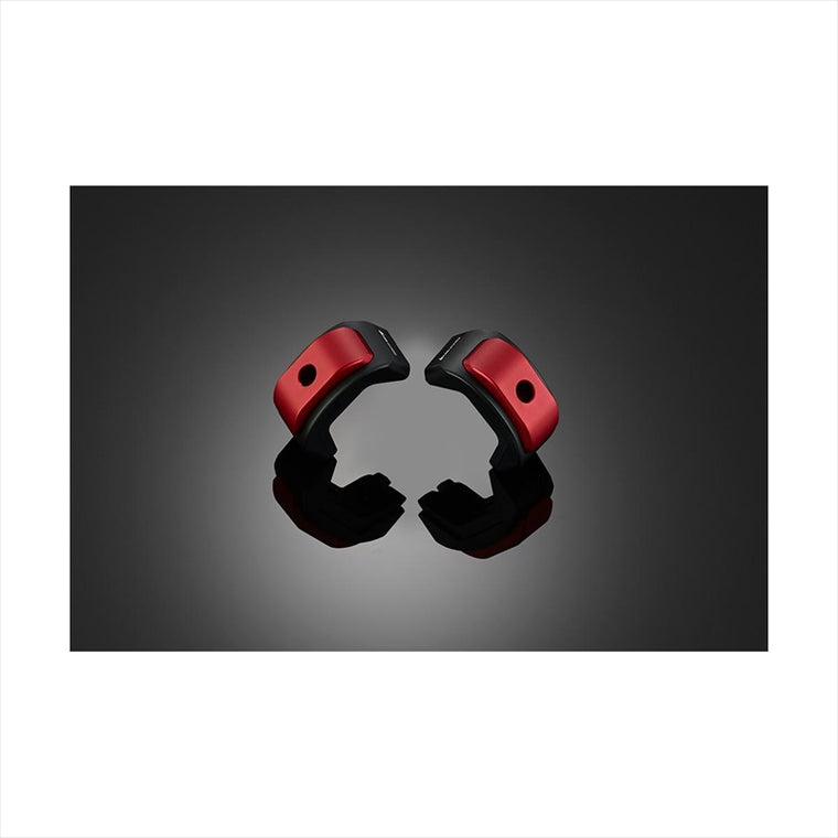 BIKERS(バイカーズ) | チェーンアジャスターキャップ 2個 レッド | K0392-RED | Ninja650/Z650 17-25