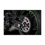 BIKERS(バイカーズ) | チェーンアジャスターキャップ 2個 レッド | K0392-RED | Ninja650/Z650 17-25