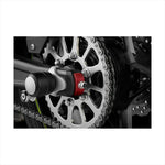 BIKERS(バイカーズ) | チェーンアジャスターキャップ 2個 レッド | K0392-RED | Ninja650/Z650 17-25