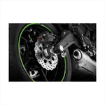 BIKERS(バイカーズ) | チェーンアジャスターキャップ 2個 シルバー | K0392-SLV | Ninja650/Z650 17-25