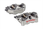 BREMBO(ブレンボ) | STYLEMA ラジアル モノブロック 4P キャリパー チタニウムアルマイト レッドロゴ 左右セット | 220.D020.10