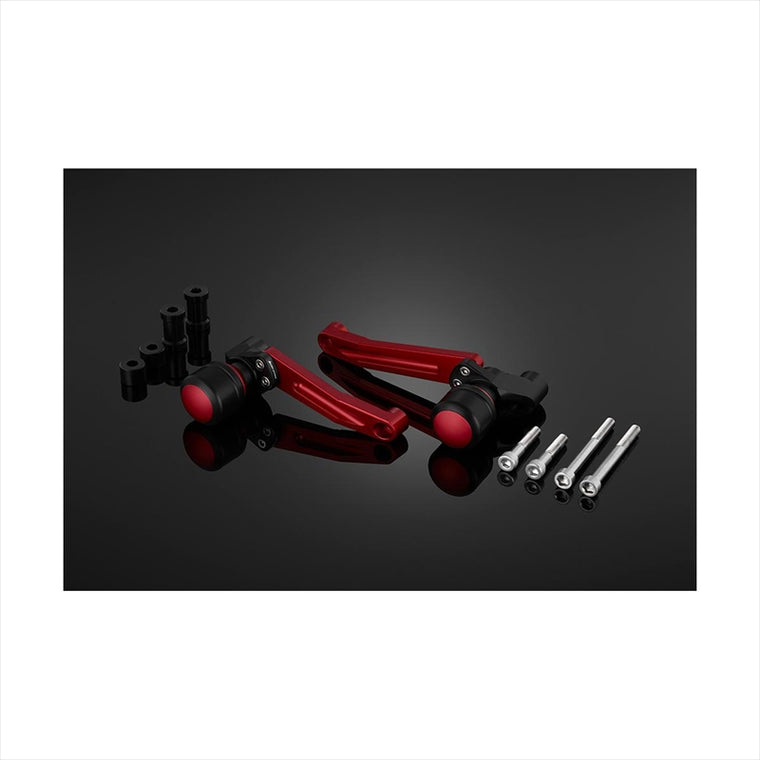 バイカーズ｜フレームガード 左右 レッド｜K0398-RED