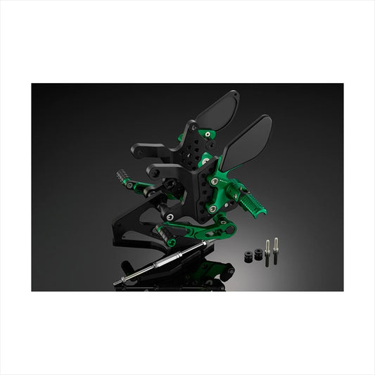 バイカーズ｜バックステップ グリーン｜K0402-GRN
