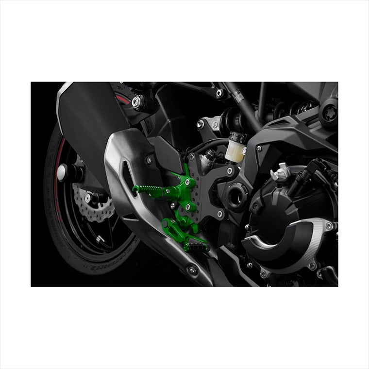 バイカーズ｜バックステップ グリーン｜K0402-GRN