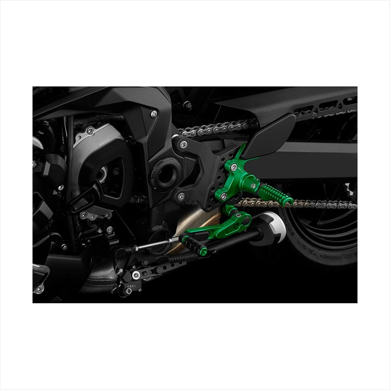 バイカーズ｜バックステップ グリーン｜K0402-GRN