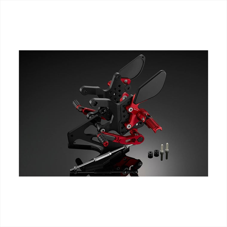 バイカーズ｜バックステップ レッド｜K0402-RED