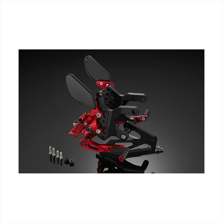 バイカーズ｜バックステップ レッド｜K0402-RED