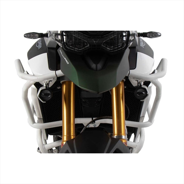 HEPCO&BECKER(ヘプコアンドベッカー) | タンクガード ソリッド ホワイト | 5097605 00 03 | Tiger900Rally/GT/PRO 20-23/Tiger850Sport 21-25