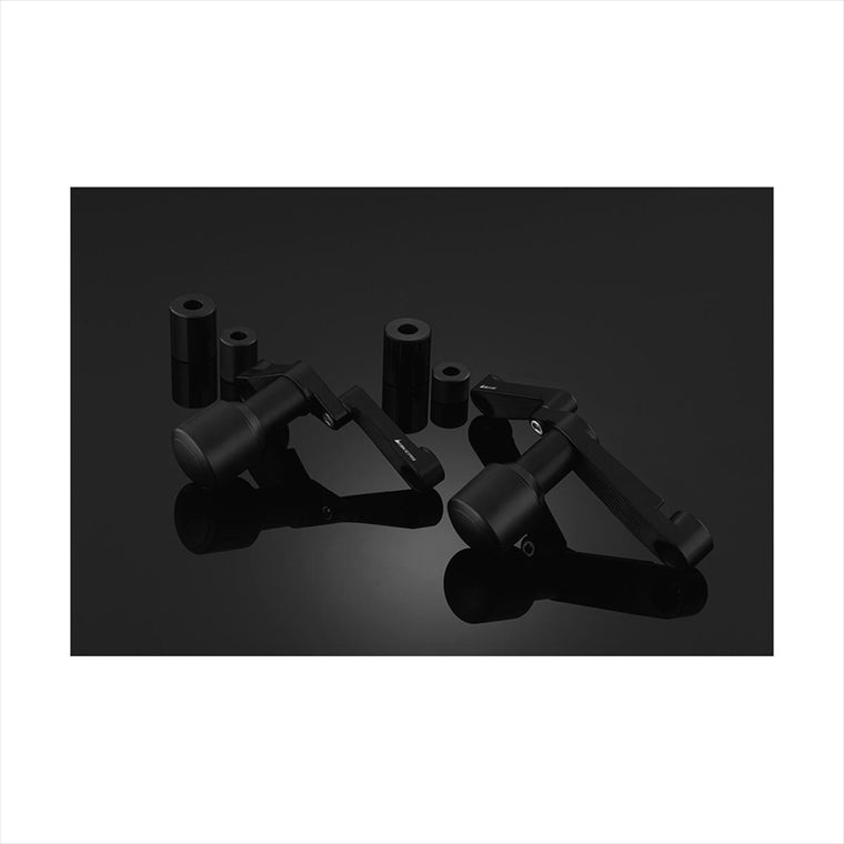 BIKERS(バイカーズ) | フレームガード 左右 ブラック | Y0276-BLK | MT-07 14-22