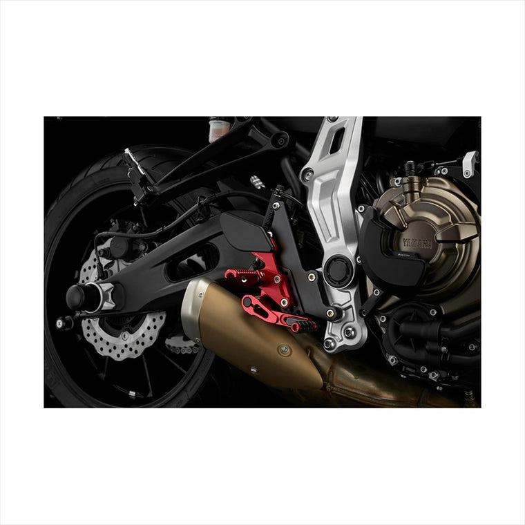 BIKERS(バイカーズ) | バックステップ レッド | Y0303-RED | MT-07 14-22