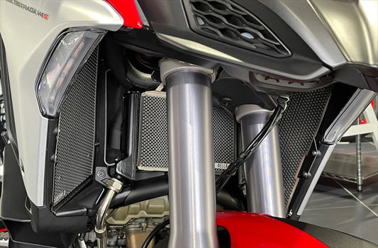 アエラ|AELLA ラジエター&オイルクーラープロテクターセット ドゥカティ ムルティストラーダV4|AE-56139