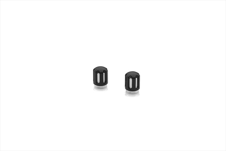 BIKERS(バイカーズ)｜エアバルブキャップ アルミ 2個 ブラック｜C0950-BLK