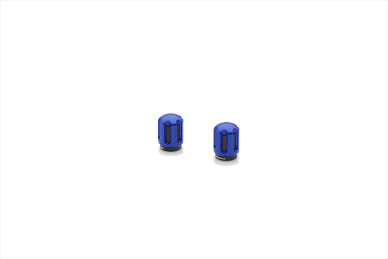 BIKERS(バイカーズ)｜エアバルブキャップ アルミ 2個 ブルー｜C0950-BLU