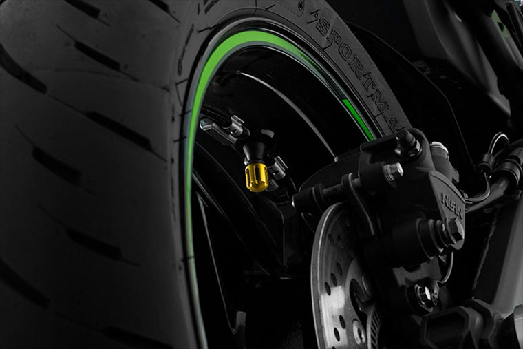 BIKERS(バイカーズ)｜エアバルブキャップ アルミ 2個 ライトゴールド｜C0950-LGD