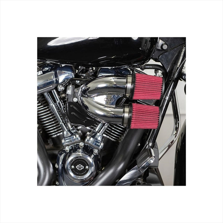 エスアンドエスサイクル | S＆S チューンドインダクション エアクリーナーキット クローム ミルウォーキーエイト 17-23 | 170-0566A