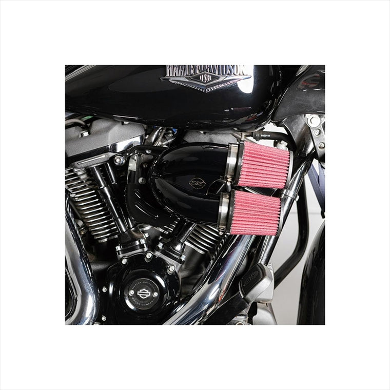 エスアンドエスサイクル | S＆S チューンドインダクション エアクリーナーキット ブラック ミルウォーキーエイト 17-23 | 170-0567A