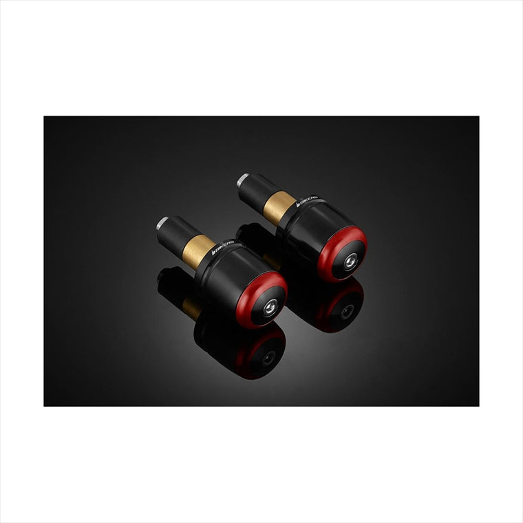 バイカーズ｜セパハン用バーエンド レッド｜H0712-RED