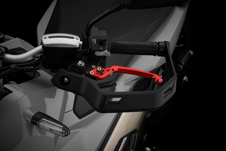 BIKERS(バイカーズ)｜レバーセット 可倒式 プレミアムタイプ レッド｜H0917-RED