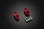 BIKERS(バイカーズ)｜ハンドルバークランプ 2個 レッド｜H0922-RED
