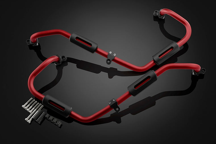 BIKERS(バイカーズ)｜クラッシュバー 左右 レッド｜H0930-RED