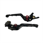 BIKERS(バイカーズ) | レバーセット 可倒式 カーブタイプ ブラック | K0526-BLK | ZX-25R 20-24 Ninja650/Z650 17-25 Z900 18-24
