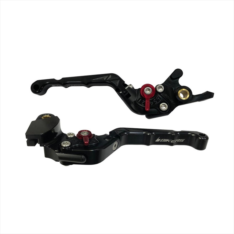 BIKERS(バイカーズ) | レバーセット 可倒式 カーブタイプ ブラック | K0526-BLK | ZX-25R 20-24 Ninja650/Z650 17-25 Z900 18-24
