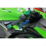 BIKERS(バイカーズ) | レバーセット 可倒式 カーブタイプ ブルー | K0526-BLU | ZX-25R 20-24 Ninja650/Z650 17-25 Z900 18-24