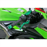 BIKERS(バイカーズ) | レバーセット 可倒式 カーブタイプ グリーン | K0526-GRN | ZX-25R 20-24 Ninja650/Z650 17-25 Z900 18-24