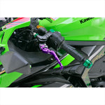 BIKERS(バイカーズ) | レバーセット 可倒式 カーブタイプ パープル | K0526-PUR | ZX-25R 20-24 Ninja650/Z650 17-25 Z900 18-24