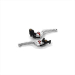 BIKERS(バイカーズ) | レバーセット 可倒式 カーブタイプ シルバー | K0526-SLV | ZX-25R 20-24 Ninja650/Z650 17-25 Z900 18-24