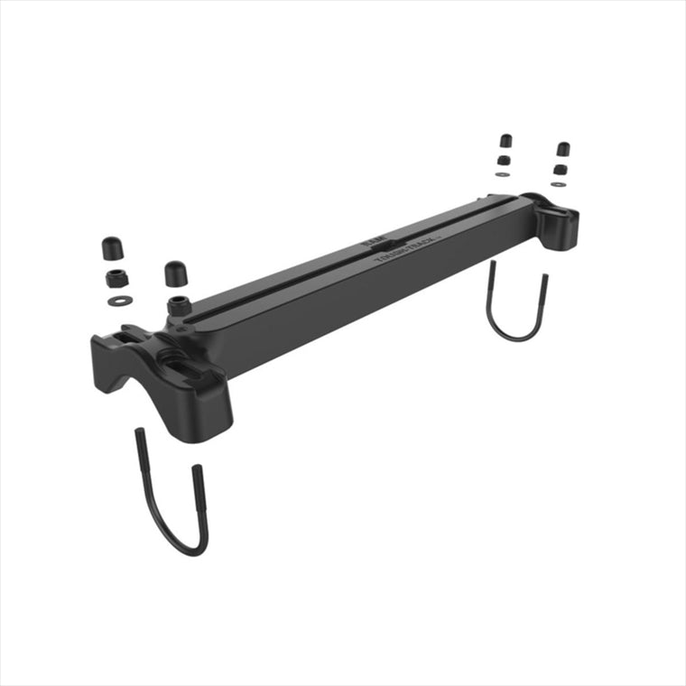 ラムマウント｜タフトラックレール(ダブルU字クランプ) 全長45.7cm φ44.4-50.8mm対応｜RAP-TRACK-B18HU