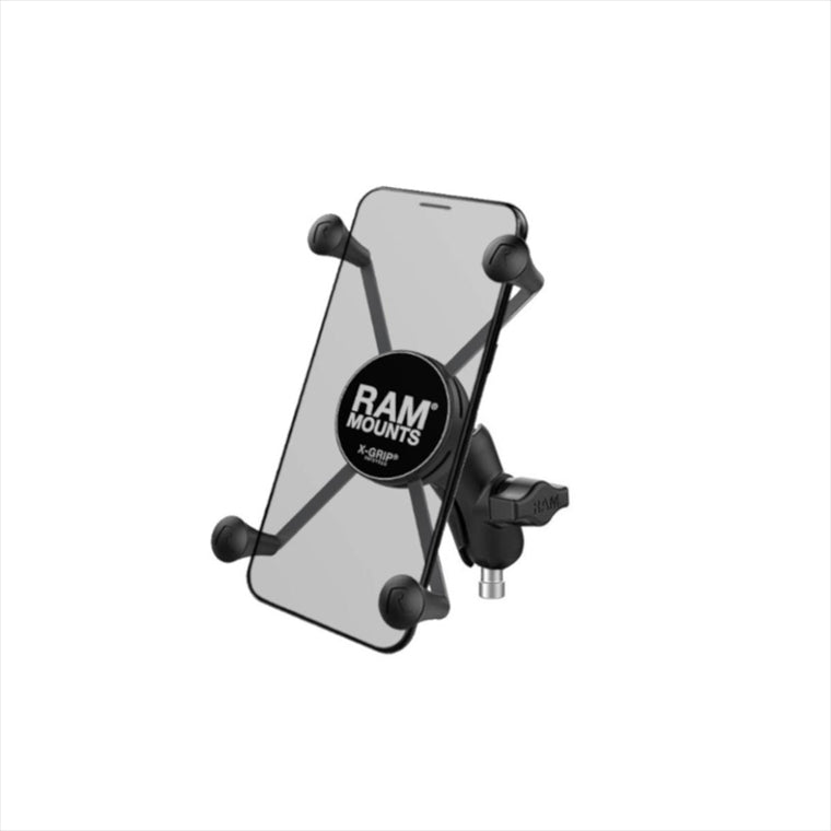 RAM MOUNTS(ラムマウント)Xグリップ M ＆M8ボルトベースセット ショートアーム 1インチボールRAM-PL6