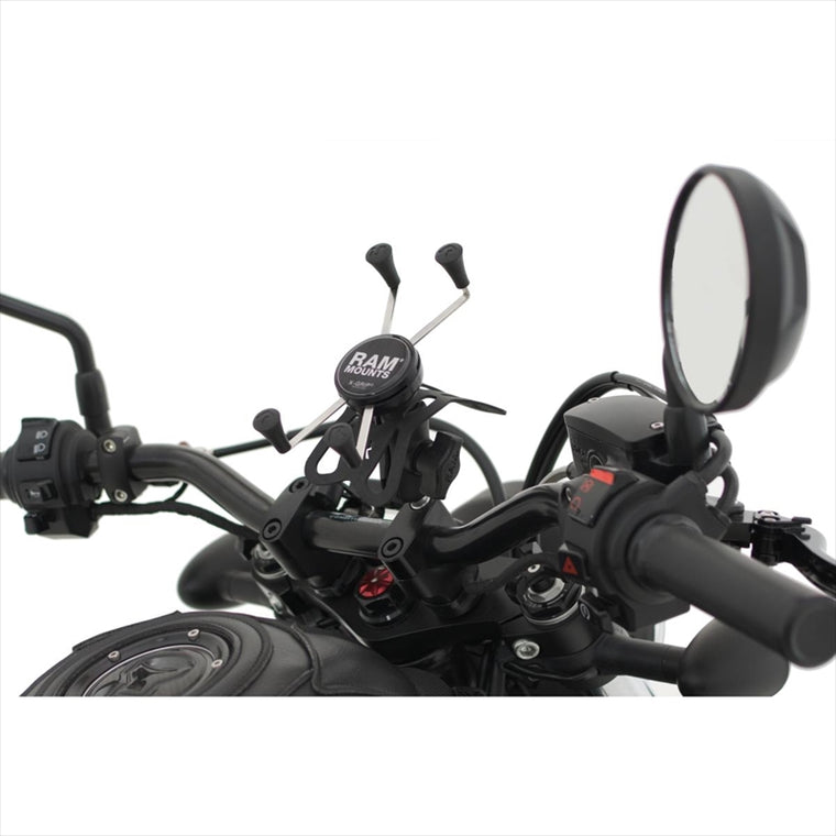 RAM MOUNTS(ラムマウント)Xグリップ M ＆M8ボルトベースセット ショートアーム 1インチボールRAM-PL6